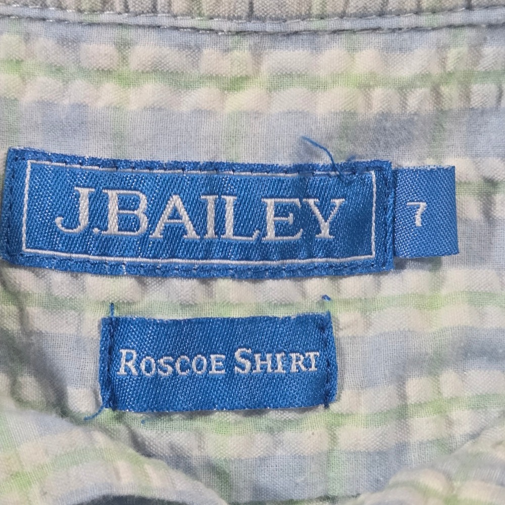 J. Bailey by Bailey Boys Roscoe Button Down Shirt - Size 7‎ - EUC - Picture 6 of 9